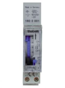 Суточный электромеханический таймер SYN 160a